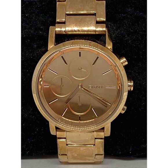 DKNY Lexington NY-8862 Women Stainless Steel Analog Rose Dial Quartz Watch MP693 main image 10